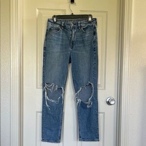 American Eagle Strigid Ripped Jeans